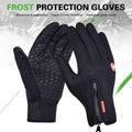 Tactile Screen Compatible Thermal Warm Gloves for Cycling, Running, and Driving