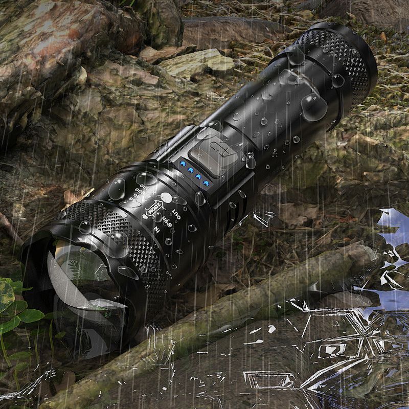 Lampe de poche LED zoom puissante - Haute intensité