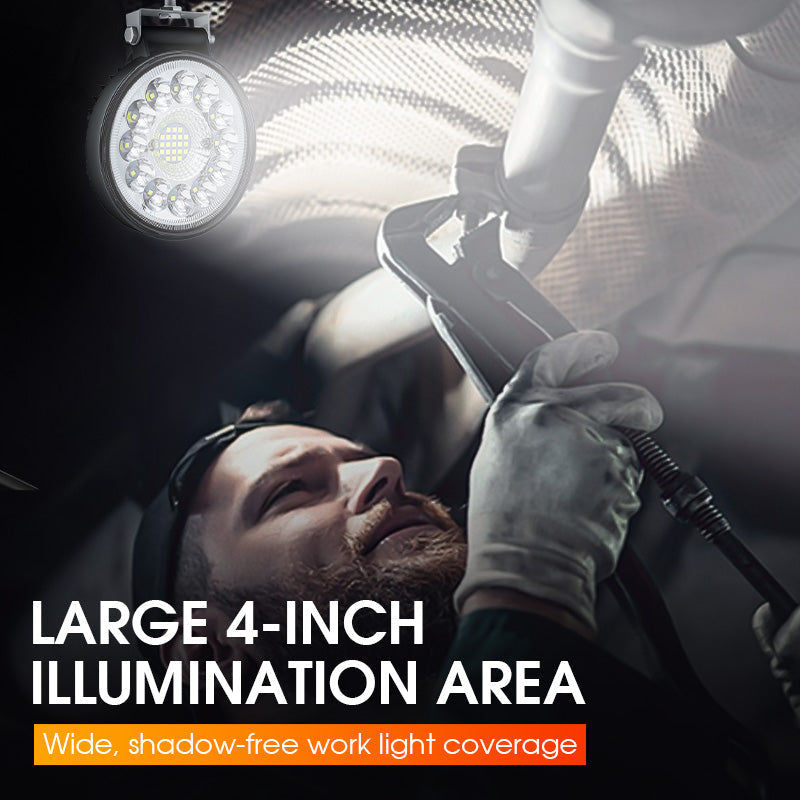 Projecteur LED 4 pouces 99W pour tout-terrain, 999 perles LED