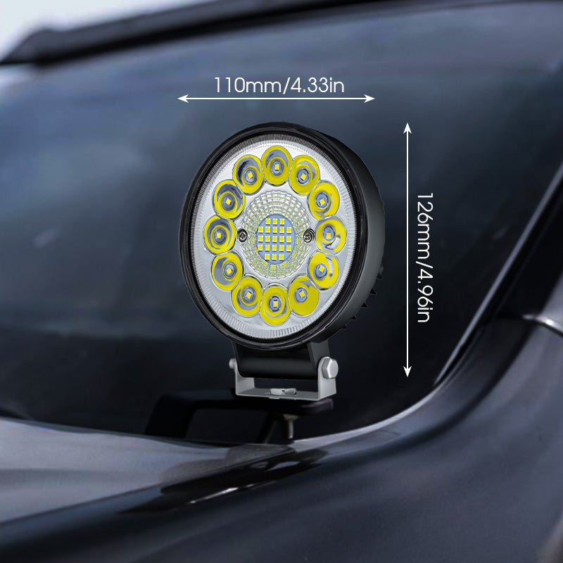Projecteur LED 4 pouces 99W pour tout-terrain, 999 perles LED