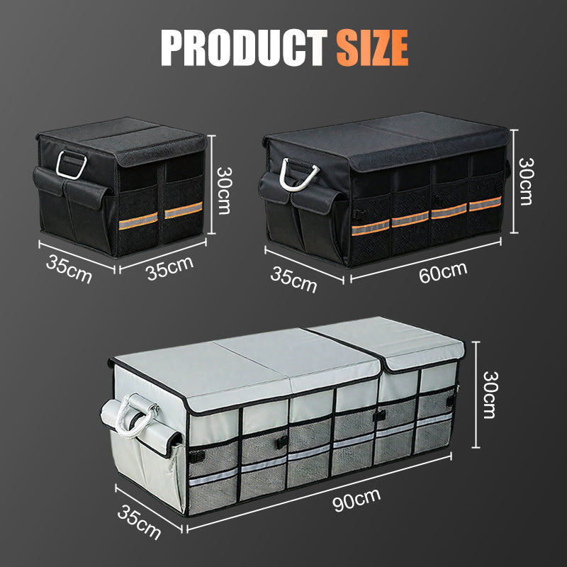 Boîte de rangement pliable pour coffre de voiture