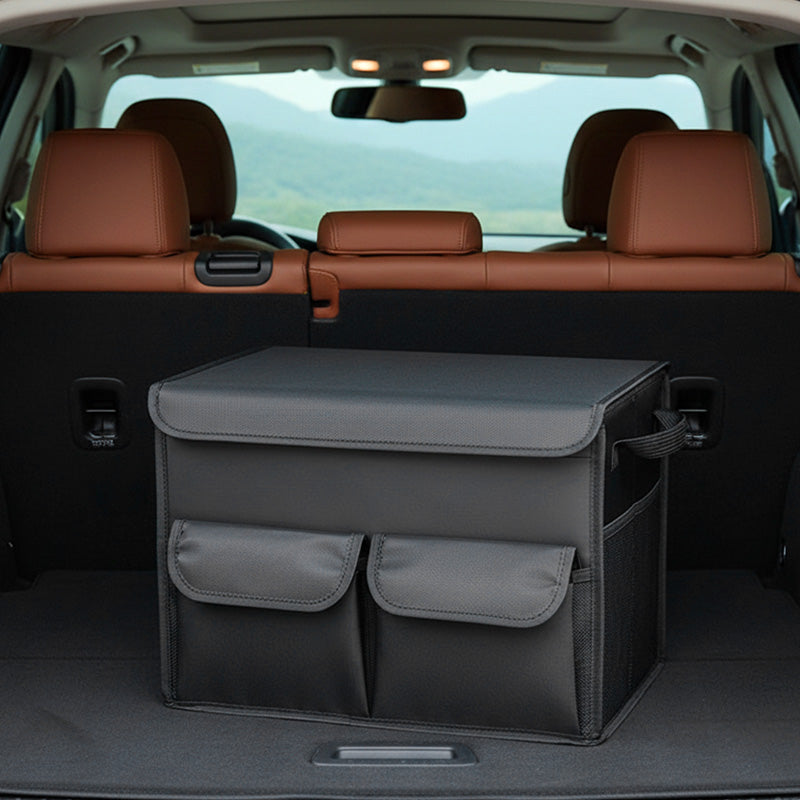 Boîte de rangement pliable pour coffre de voiture