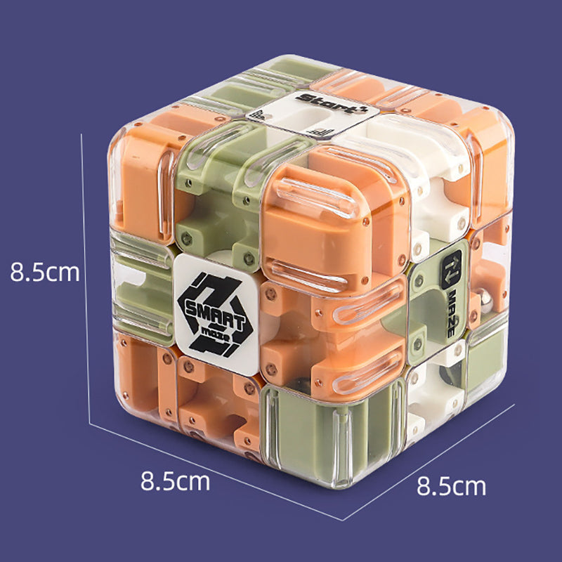 Casse-tête cube roulant avec labyrinthe 3D amusant