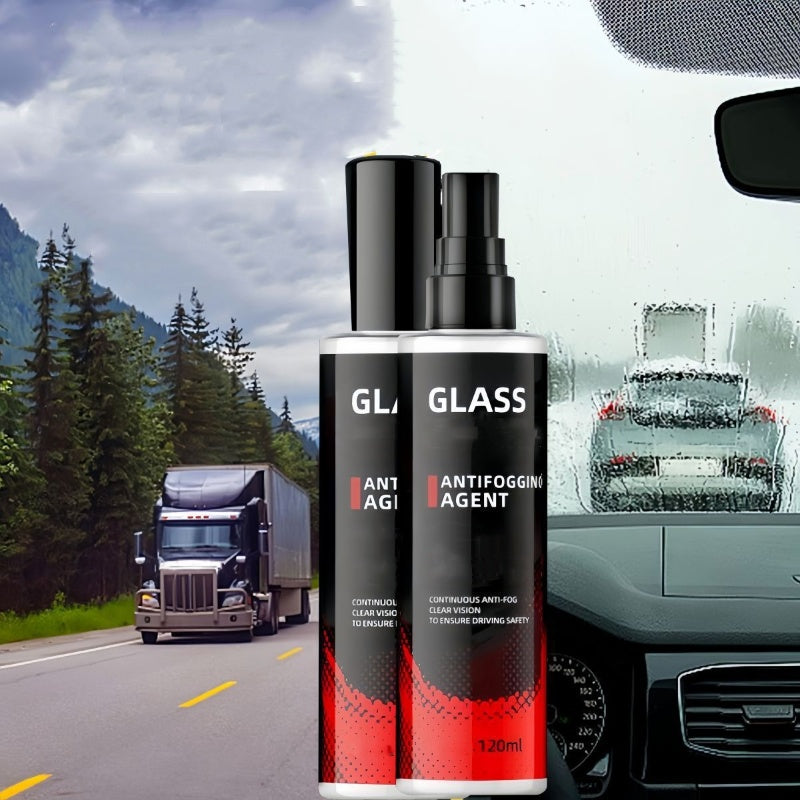 Anti-fog spray for interior windows, car and home