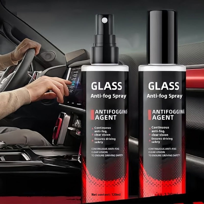 Anti-fog spray for interior windows, car and home