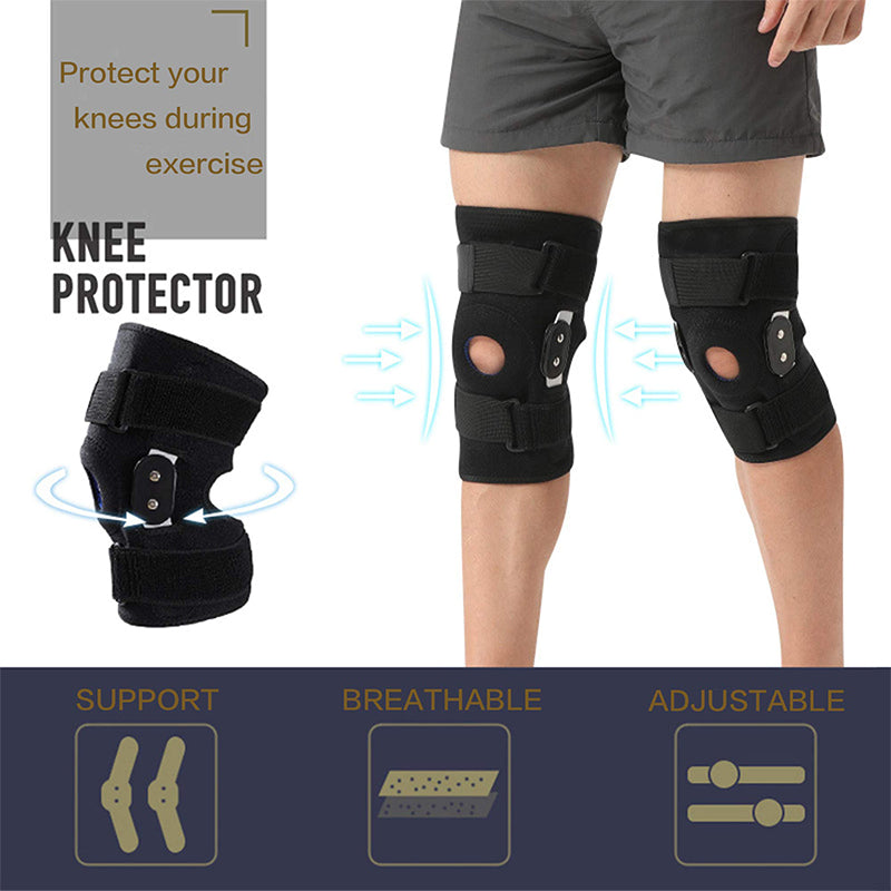 Genouillère Respirante Ajustable DE RDUCTION - Maintien Articulaire Léger pour Sport ou Usage Quotidien, Confort Optimal