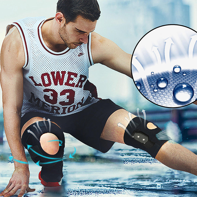 Genouillère Respirante Ajustable DE RDUCTION - Maintien Articulaire Léger pour Sport ou Usage Quotidien, Confort Optimal