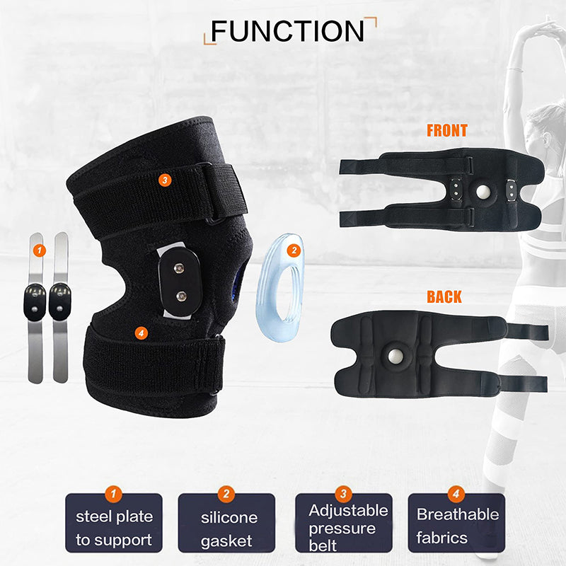 Genouillère Respirante Ajustable DE RDUCTION - Maintien Articulaire Léger pour Sport ou Usage Quotidien, Confort Optimal