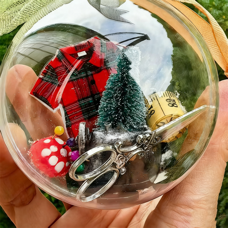 50 % DE RÉDUCTION Décoration de Noël à coudre : boule à neige