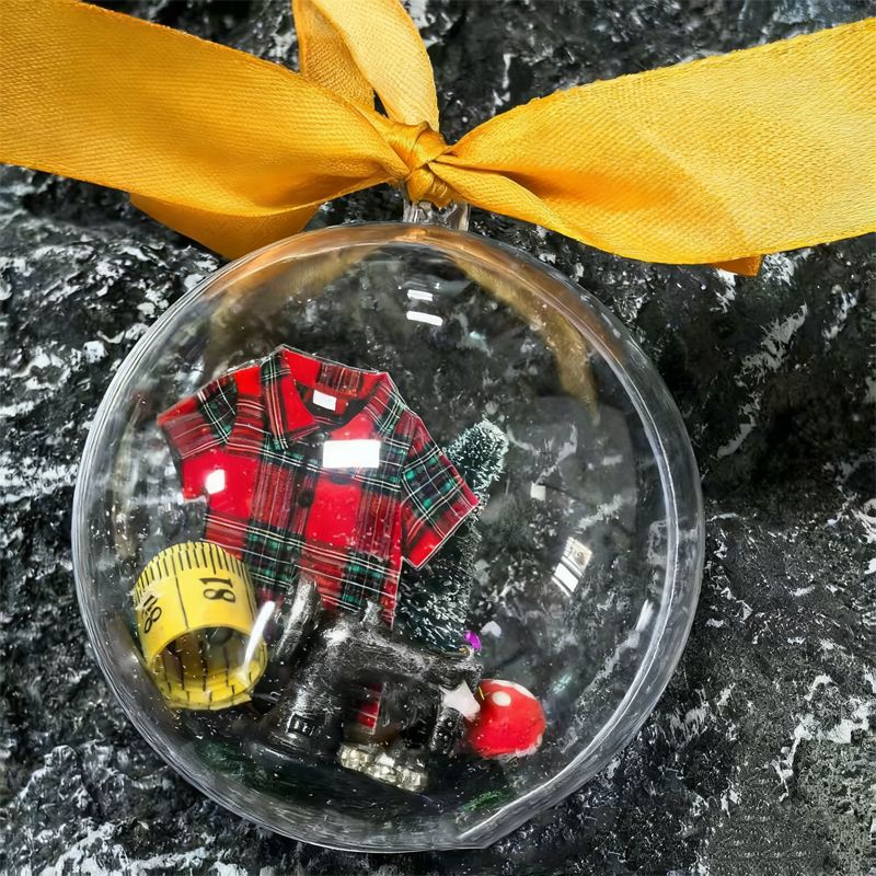 50 % DE RÉDUCTION Décoration de Noël à coudre : boule à neige
