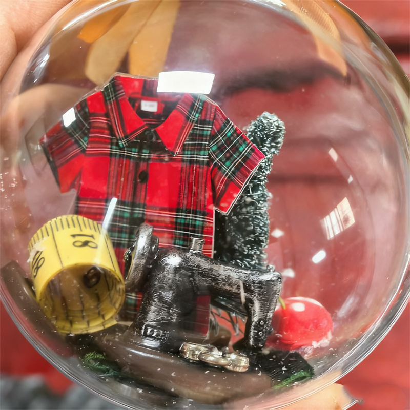 50 % DE RÉDUCTION Décoration de Noël à coudre : boule à neige