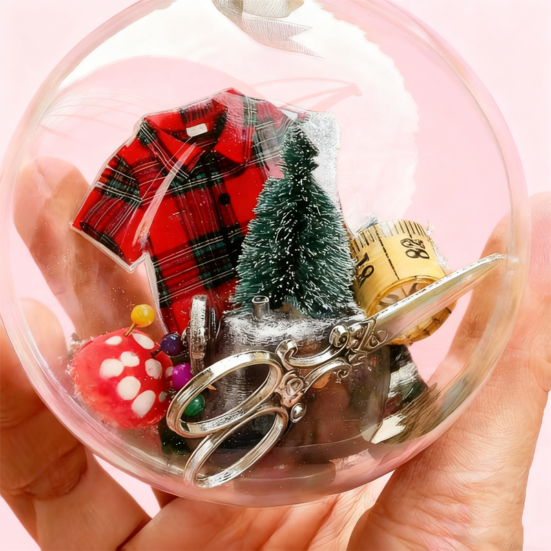 50 % DE RÉDUCTION Décoration de Noël à coudre : boule à neige