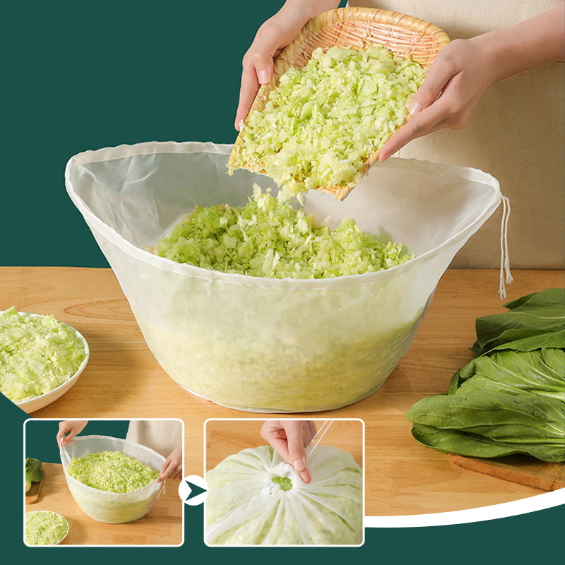 Sac filtrant professionnel pour lait de soja maison & préparations culinaires