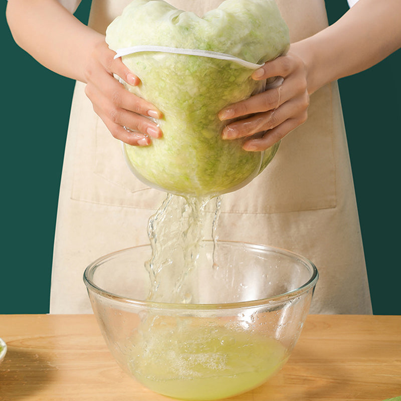 Sac filtrant professionnel pour lait de soja maison & préparations culinaires