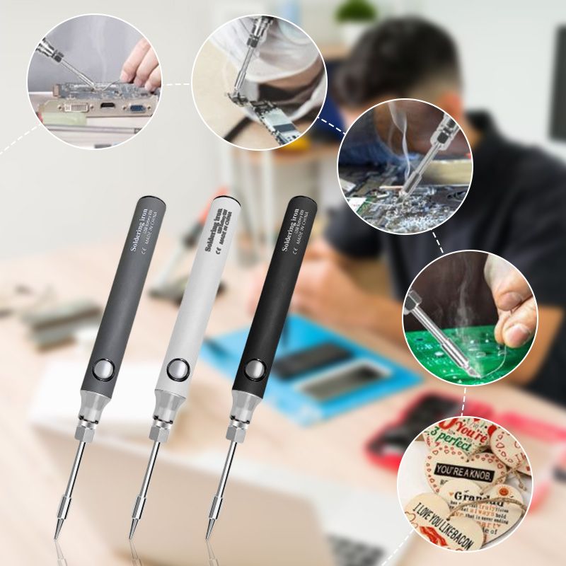 Multifunctional Cordless Portable Soldering Iron Kit