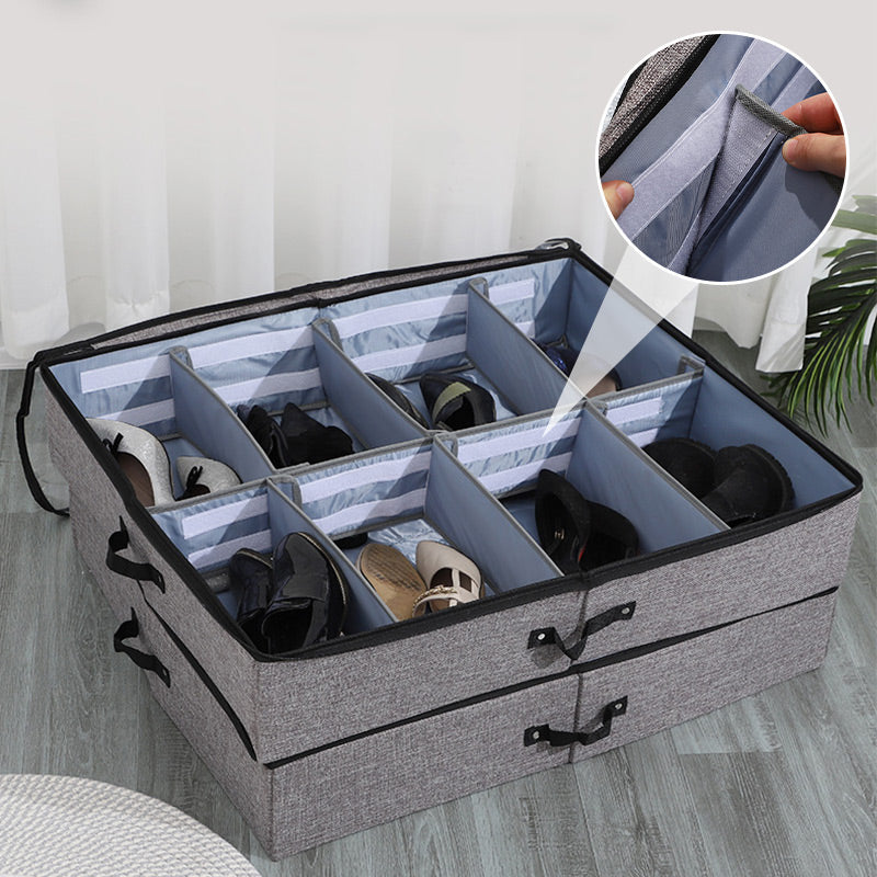 Adjustable Shoe Organizer with Dividers