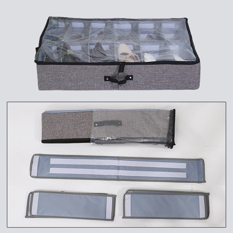 Adjustable Shoe Organizer with Dividers