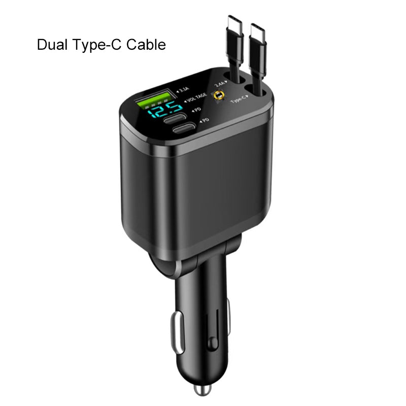DE RDUCTION Chargeur Rapide pour Voiture avec Éclairage d'Ambiance Ciel Étoilé Moderne et Pratique