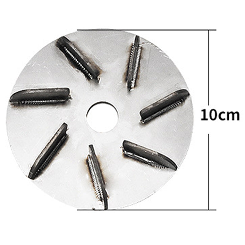 Pork dehairing disc for time-saving