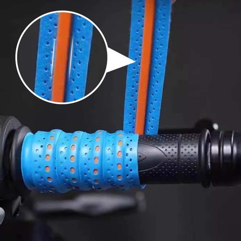 Ruban de Guidon de Moto en Silicone Doux Antidérapant à Réduction des Vibrations