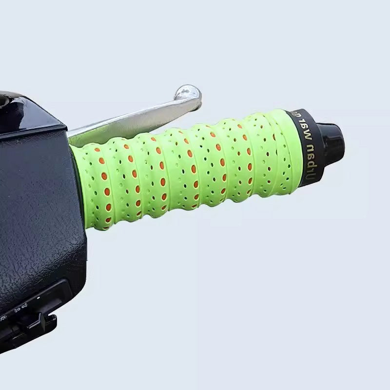Ruban de Guidon de Moto en Silicone Doux Antidérapant à Réduction des Vibrations