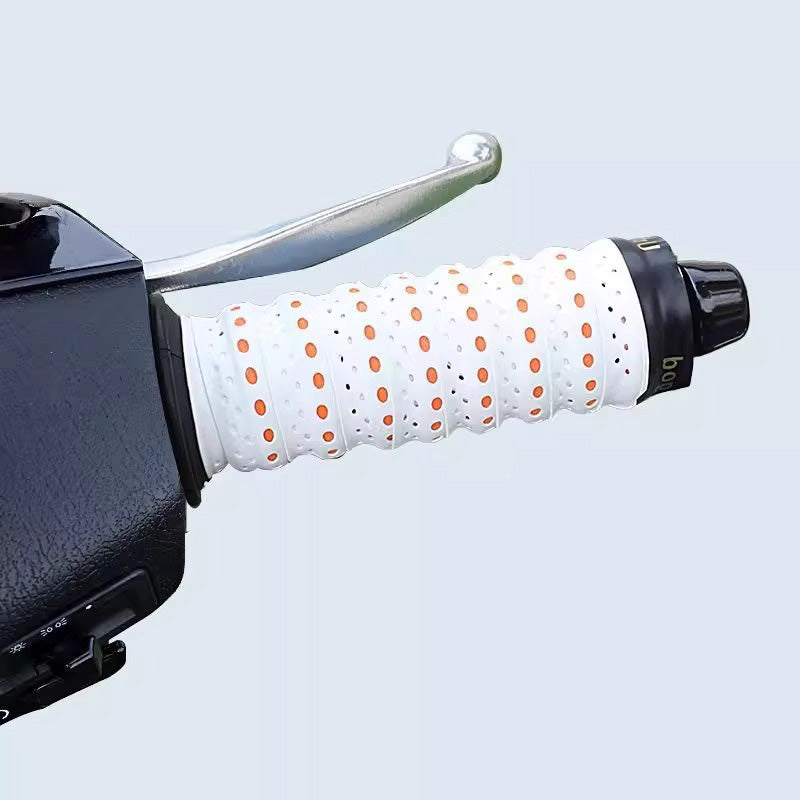 Ruban de Guidon de Moto en Silicone Doux Antidérapant à Réduction des Vibrations