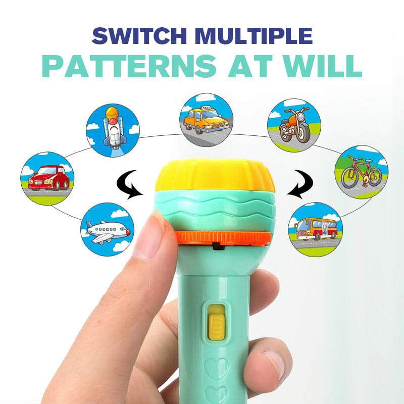 Lampe de poche de projection éducative pour enfants