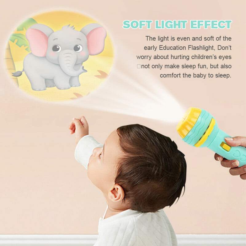 Lampe de poche de projection éducative pour enfants