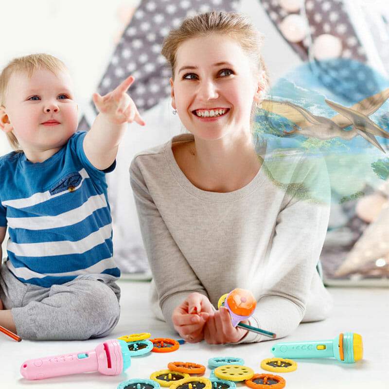 Lampe de poche de projection éducative pour enfants