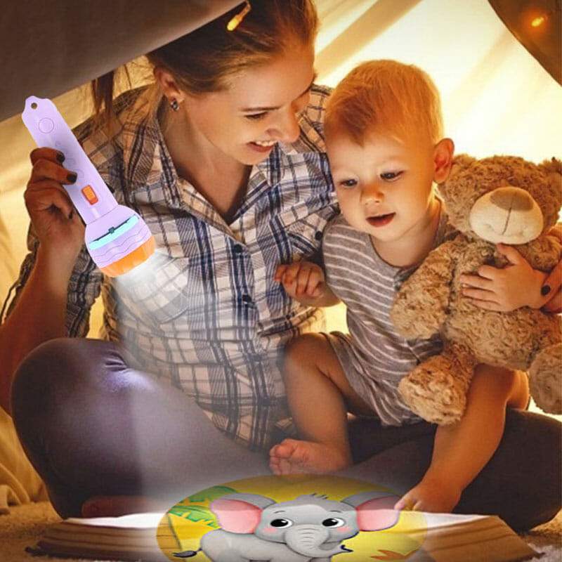 Lampe de poche de projection éducative pour enfants