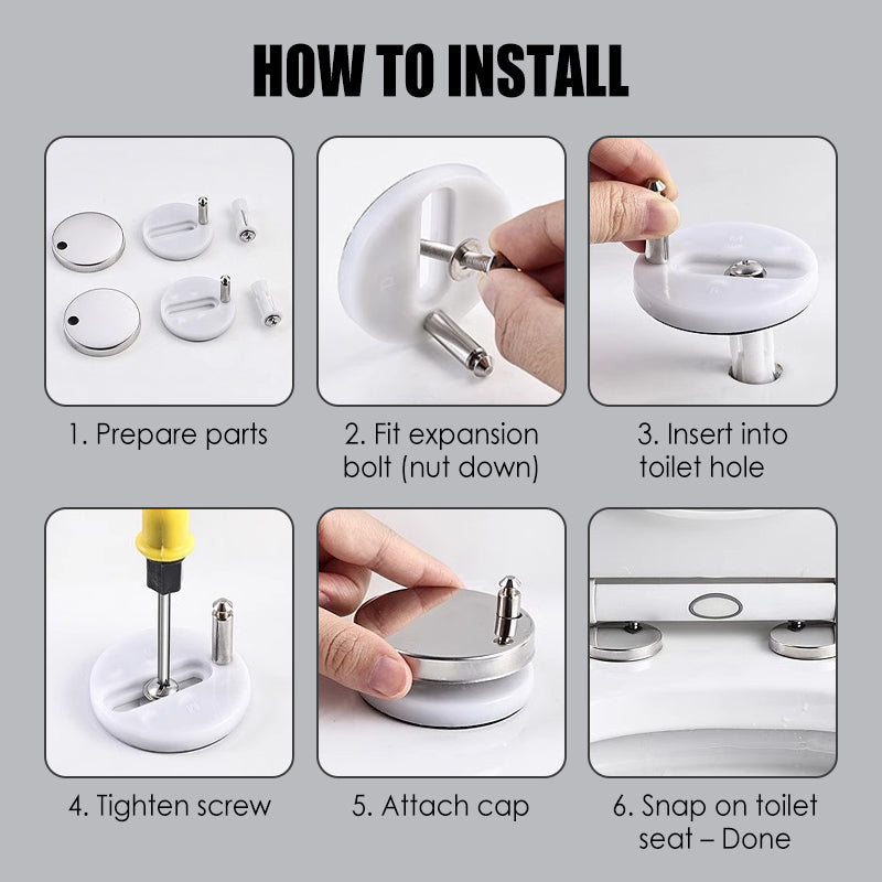 Universal Toilet Seat Fixing Bolts
