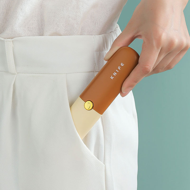 Couteau et éplucheur de fruits 2 en 1 portable et compact