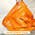Emergency blankets, sleeping bags, tents for safe hikes
