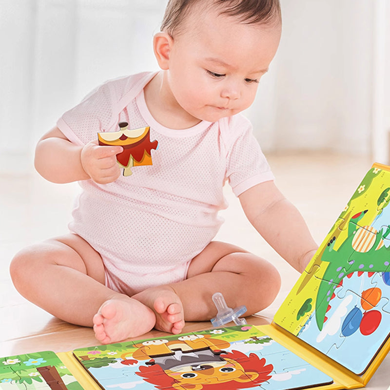 Livre de construction magnétique pour enfants