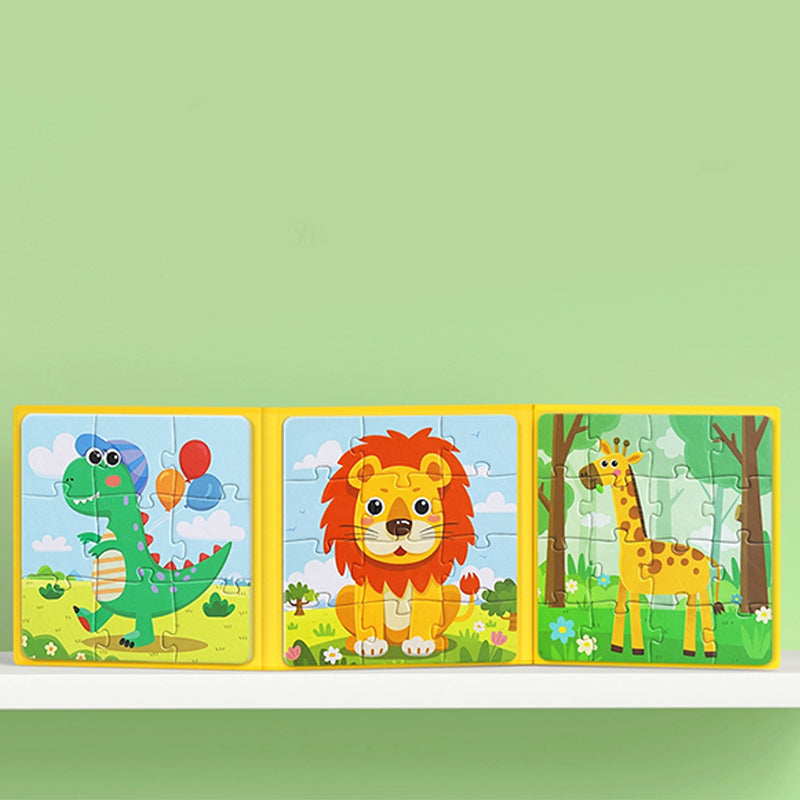 Livre de construction magnétique pour enfants