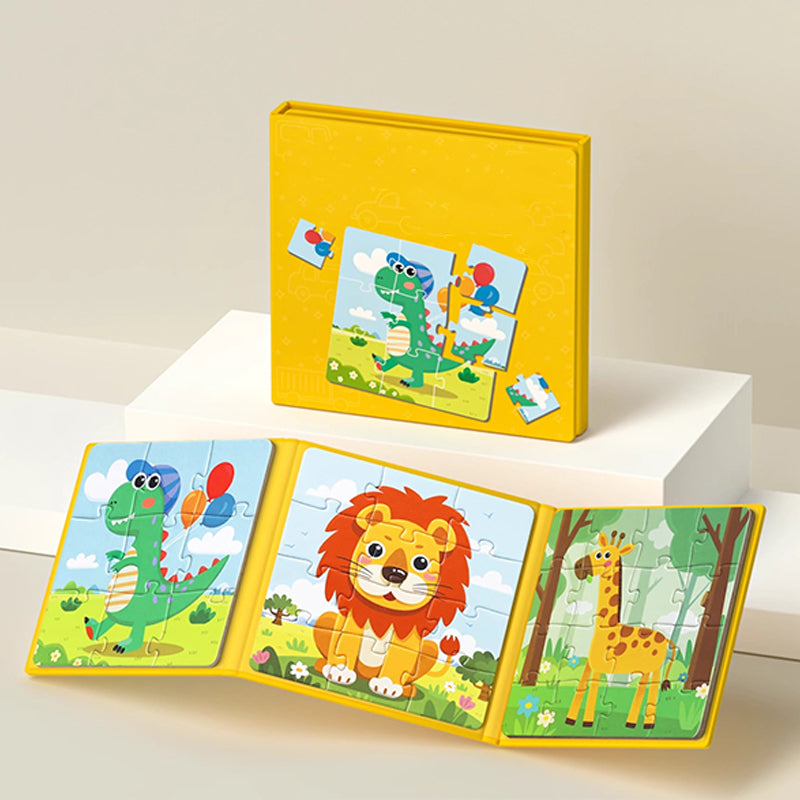 Livre de construction magnétique pour enfants