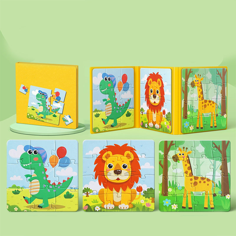Livre de construction magnétique pour enfants