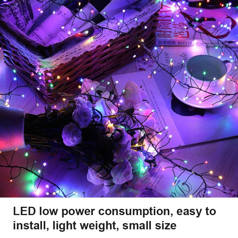 49 % DE RÉDUCTION Guirlande lumineuse LED feu d'artifice fil de cuivre