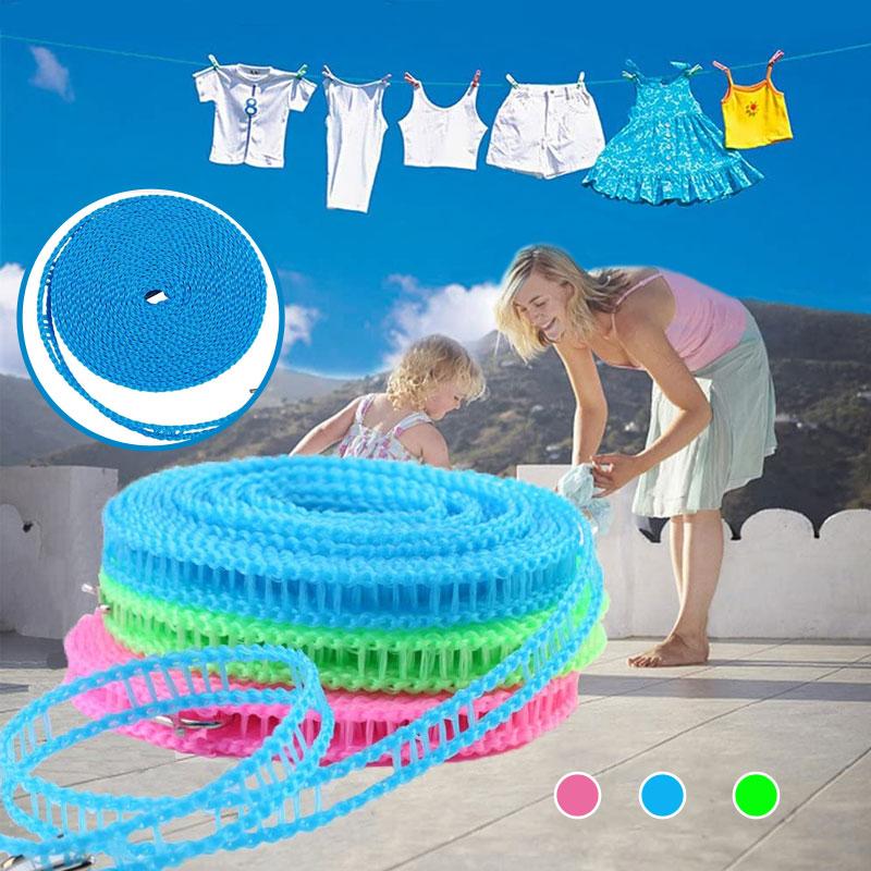 Windproof & Non-slip Clothesline Fast Drying, Secure Hanging & Easy Installation