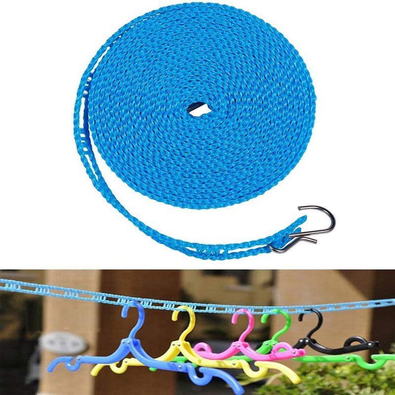 Windproof & Non-slip Clothesline Fast Drying, Secure Hanging & Easy Installation