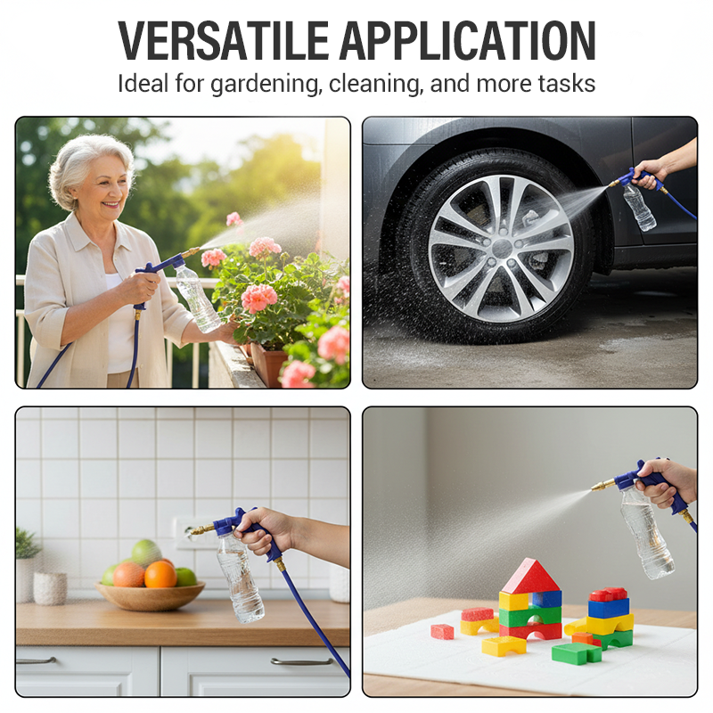 Handheld beverage bottle sprayer