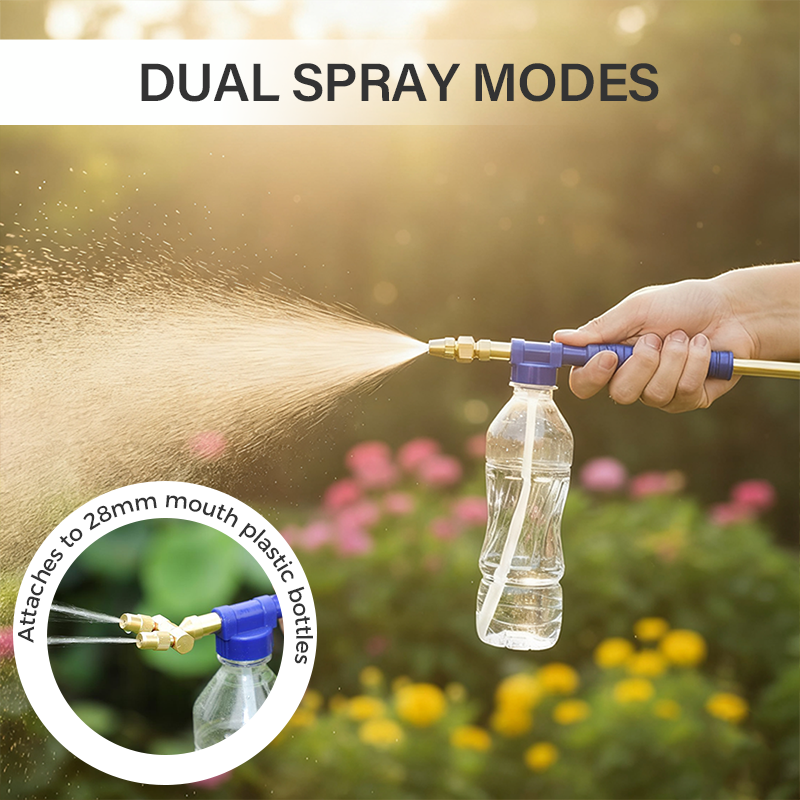 Handheld beverage bottle sprayer