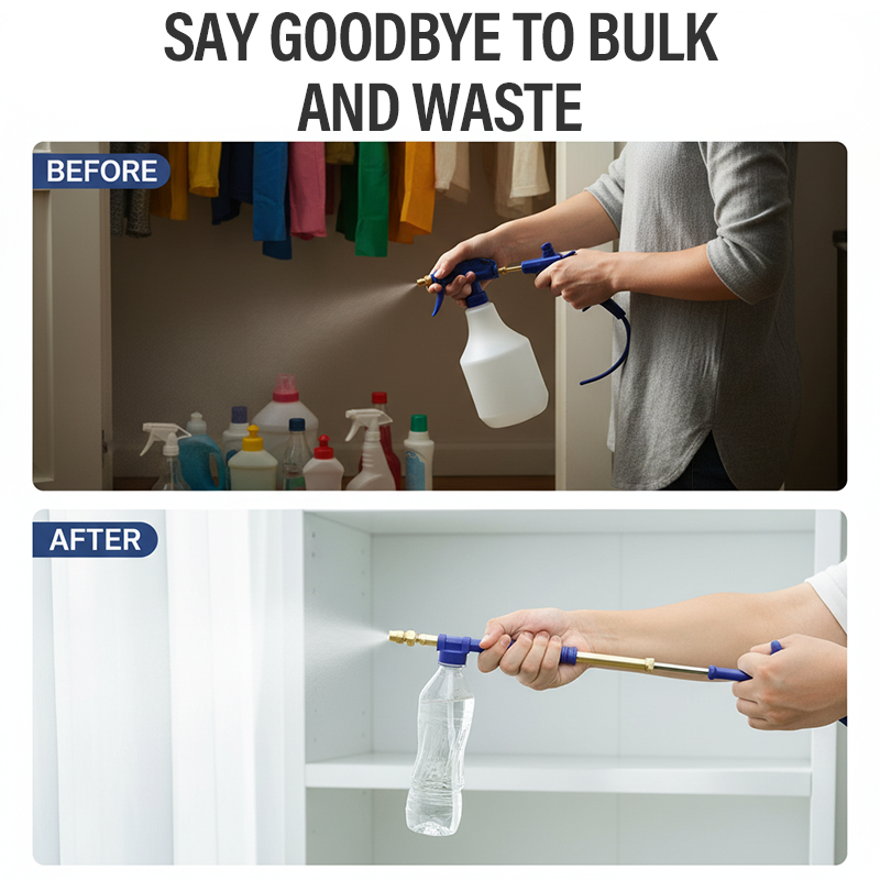 Handheld beverage bottle sprayer