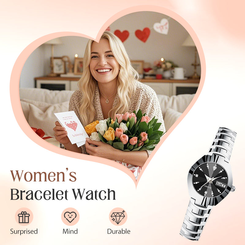Elegant and waterproof watch for women