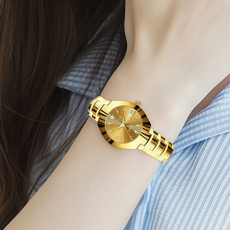 Elegant and waterproof watch for women