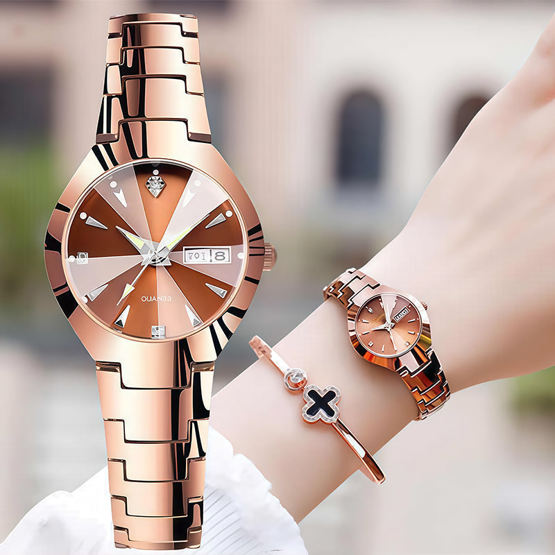 Elegant and waterproof watch for women