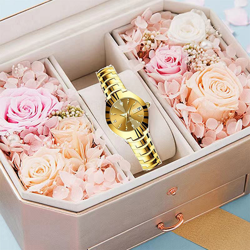 Elegant and waterproof watch for women