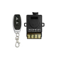 Wireless remote control switch and receiver kit, no wiring