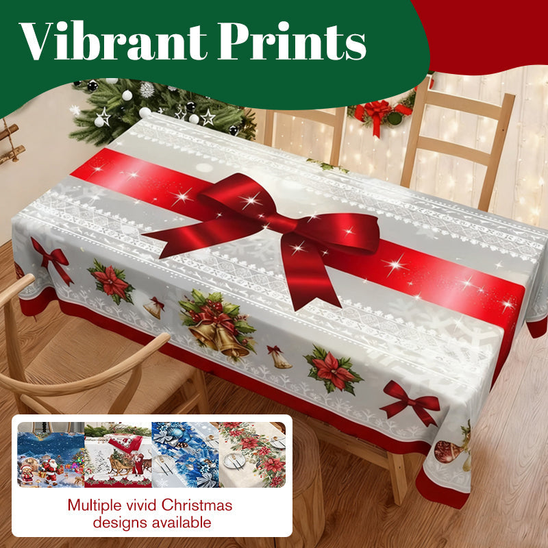 Nouveauté de Noël : Nappe élégante avec imprimé de Noël