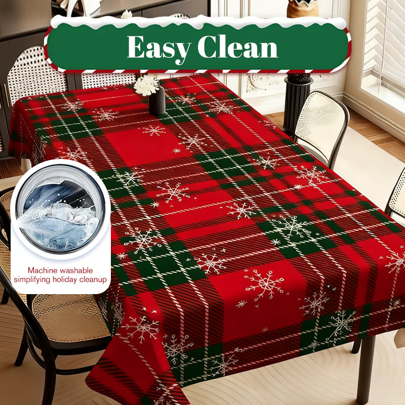 Nouveauté de Noël : Nappe élégante avec imprimé de Noël
